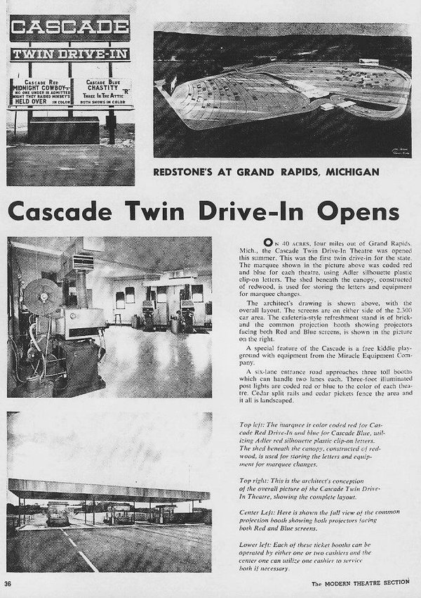 Cascade Drive-In Theatre - Cascade Article (newer photo)